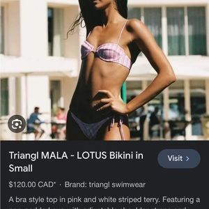 Triangl Bikini. Top-M (fits like a small). , Bottoms-S